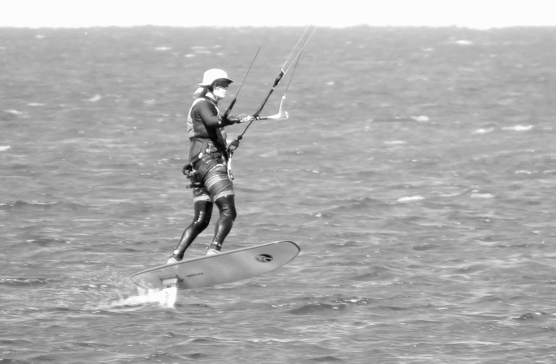 A picture of me kite-foiling